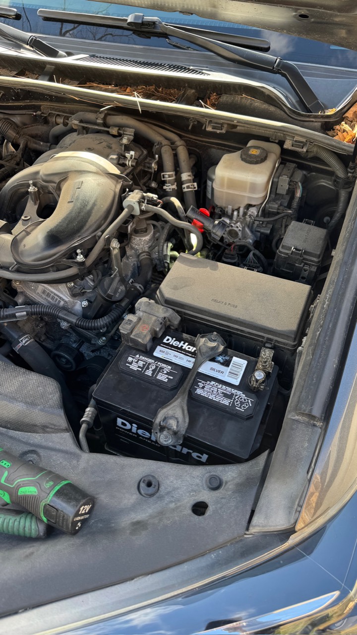 New battery installed and connected